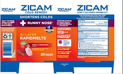 Zicam Rapidmelts Runny Nose Apple Cinnamon Carton (Zicam Rapidmelts Runny Nose Apple Cinnamon Carton)